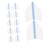 FOYTOKI 12pcs V-Shaped Anti-Friction Thigh Chafing Patches, Elastic Invisible Inner Thigh Bands for Sports and Running, Sweat-Resistant Leg Stickers for Women