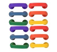 FOYTOKI 12pcs Whisper Reading Phones with Auditory Feedback for Speech Therapy Classroom for Fluency and Pronunciation Aid Cell Phone Pretend Play Color Variety