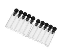 FOYTOKI 150pcs Perfume Sample Glass Bottles 0.5ml Mini Glass Refillable Sample Vials with Ball Stopper for Essential Oils, Fragrance Testing, Professional Use
