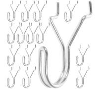 FOYTOKI 15pcs Metal Utility Pegboard Hooks for Garage and Shop, Iron Material with Easy Fix Design, Sturdy and Not Easy to Deform, for Auto Repair Shops and Tool Organisation