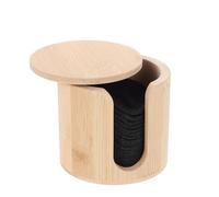 FOYTOKI 16pcs Bamboo Makeup Remover Pads Reusable Rounded Facial Cleansing Wipes for Soft Gentle Washing with Cotton Mesh Bag and Bamboo Tube