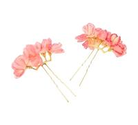 FOYTOKI 1pair Vintage Floral Hair Elegant Wedding Hair Accessories for Brides Japanese Style Retro Design Unique Floral and Combination