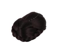 FOYTOKI 1Pc Braided Chignon Hair Bun Wig Synthetic Fiber Extension for Women for Weddings Easy to Use Adds Volume Elegance Hairpiece