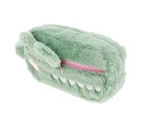 FOYTOKI 1Pc Cute Cartoon Plush Pencil Case Lovely Animal Design Stationery Bag for Students Plush Pencil Pouch for Organizing Pens Erasers and More for School and Office Use