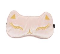 FOYTOKI 1Pc Eye Mask Artificial Silk Blindfold Shading Eye Cover for Sleep Relaxation Present for Birthdays Weddings and Special Occasions