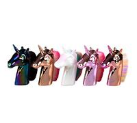 FOYTOKI 1pc Fantasy Shape Design Professional Makeup Brush Cosmetics Brush for Women Colorful Handle for Makeup