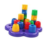 FOYTOKI 1Pc Rainbow Stacking Recognition Blocks for Early Learning Interactive Educational for Stimulate Cognitive Development and Creativity