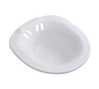 FOYTOKI 1pc Sitz Bath Basin for Women Comfortable Toilet Seat for Postpartum Care for Elderly Mobility Issues Capacity Women Private Parts Wash Basin Easy to Use
