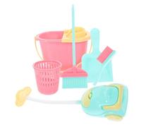 FOYTOKI 1Set Dollhouse Cleaning Tool Kit Miniature Housekeeping Supplies for Pretend Play for Role Play and Cleaning Accessories for Miniature Furniture
