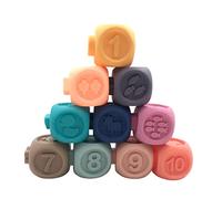 FOYTOKI 1Set Soft Number Educational Color Recognition for Develops Intelligence and Hand Eye Coordination present for One Year and Safe