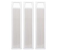 FOYTOKI 2.8mm Hb Construction Pencil Lead Refills, 3 Boxes White Graphite | Precise Marking, Easy to Erase Tracer Leads for Wood, Workshops and Construction Sites