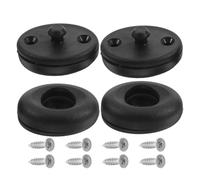 FOYTOKI 2 Sets Wetsuit Attachment Buckle Snorkeling Suit Button Black Plastic Stainless Steel Quick Release for Snorkeling Suits, Diving Apparel, Water Sports