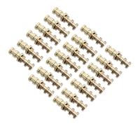 FOYTOKI 20 Sets Table Leaf Dowels Alignment Pins Copper Sleeves 8x10x30mm Hidden Dining Table Bolt Connectors Positioning Pins for Furniture Assembly