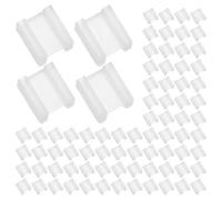 FOYTOKI 200Pcs Electrical Plug Caps Dust Covers Power Plug Prong Protectors Childproof Outlet Guards for Home Office and Hotel Use