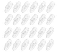 FOYTOKI 200pcs Silicone Glasses Nose Bridge Pads Push-in Nose Pieces for Comfortable Cushions for Sunglasses and Glasses