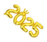 FOYTOKI 2025 Golden Crown Pvc Balloon for New Years Eve Party Decorations with Versatile Use and Easy Arrangement, Stylish Decoration for Hotels and Special Celebrations