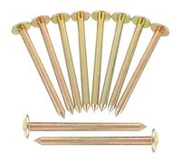 FOYTOKI 20pcs Crossshaped Property Line Markers Galvanized Metal Survey Stakes for Longterm Durability and Enhanced Safety Data, for Landscaping and Bridge Surveying