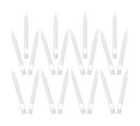 FOYTOKI 20pcs Empty Fillable Paint Pen Refillable Marker with Flat Head | Stable Ink Distribution, Hand Lettering Support, Light Pen Body, Suitable for Wood and Picture Frames