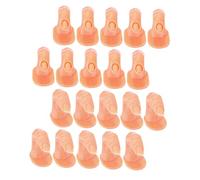 FOYTOKI 20pcs Gel Nail Art Display Fingers for Manicure Practice Finger Fake Nail Art for Training Models for Hand Model and Manicure Supply