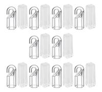 FOYTOKI 20pcs Plastic Clear Tilt Rod Handle Blind Wand Hooks Replacement Accessories for Blinds Easy to Operate