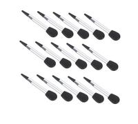 FOYTOKI 20Pcs Short Silicone Lip Brush for Precise Makeup Application Skin-friendly Eye Shadow and Lip Makeup Accessory Portable Cosmetic Tool for Professional Beauty Use