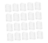 FOYTOKI 20Pcs Transparent Toothbrush Head Covers Compatible with Philips Toothbrushes and Space Saving Design