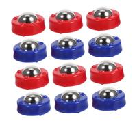 FOYTOKI 24Pcs Shuffleboard Pucks Mini Curling Balls for Adults Interactive Tabletop Game Accessories Safe Construction Enhances Coordination Parent