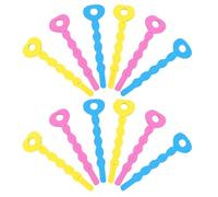 FOYTOKI 24pcs Sponge Roller Hair Curlers Lightweight No Odor Hair Beauty Tools for DIY Styling with Soft Sponge Material for Spiral Curlers and Jumbo Rollers Random Color