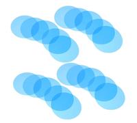 FOYTOKI 25pcs Self-adhesive Pet LED Diffuser Sheet for Lamps and Glass Doors, Removable Colored Light Filter Film for Ambient Lighting in Dorms and Exhibitions, Soft Warm Glow Gel Filter