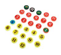 FOYTOKI 27pcs Small Magnets for Soccer Coaching Board Replacement Sturdy Magnets Supplies for Referee Board