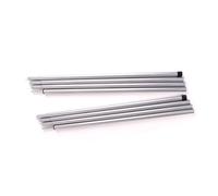 FOYTOKI 2pcs 2m Tent Support Rods for Camping, Iron Material with 4-segment Design, Easy to Fix the Ground and Space-saving, Suitable for Outdoor Tent and Awning Frames