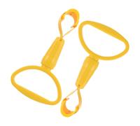 FOYTOKI 2pcs Abs Semi-Circle Hand Straps for Garbage Sorting Bins and Vehicles, Versatile Use and Convenient Practical Design, Suitable for Elderly in Buses and Cars