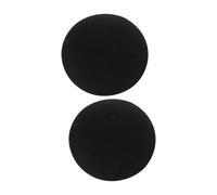 FOYTOKI 2pcs Black Round Hat Diy Fascinator Bases for Headdress Making Supplies, Small Cap Craft Accessories Suitable for Hat Decoration and Diy Millinery Projects