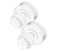FOYTOKI 2pcs Blusher Cosmetics Pressure Stamper Eye Shadow Stamper 1.18x0.94x0.94in Acrylic Space-saving Convenient Efficient Makeup Artist Use