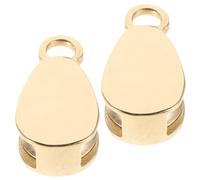 FOYTOKI 2pcs Brass Boat Pulley 32mm for Flag Ropes and Deck Hardware | Polished Golden Finish, Easy Installation Smooth Operation and Corrosion Resistance, for Marine Environments