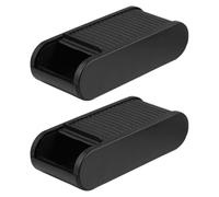 FOYTOKI 2pcs Car Storage Organizer Box with Retractable Design, Car Interior Dashboard Storage Holder for Coins and Accessories, Compact Auto Dash Change Container for Vehicle Use
