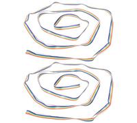 FOYTOKI 2pcs Chinese Jump Rope Elastic Rainbow Band for Fitness Game and Backyard Jump Rope for Indoor Outdoor S Party and Holiday Fun