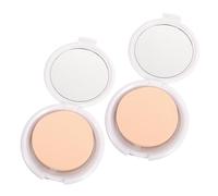 FOYTOKI 2pcs Diy Makeup Kit Round Beauty Case Puff Portable Cushion Foundation Case Skincare Container