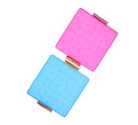 FOYTOKI 2pcs Double Sided Plastic Geoboard for Mathematical Manipulative Tool Classroom Teaching Aid Enhances Fine Motor Skills Cognitive Flexibility Suitable for Home Learning and