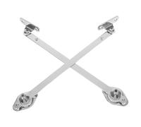FOYTOKI 2pcs Heavy Duty Drop Front Desk Hinge for Cabinet Doors, Zinc Alloy Construction with Smooth Operation and Space-Saving Design, for Kitchens and Living Spaces