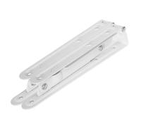 FOYTOKI 2pcs Iron Folding Support Brackets Triangle Shelf Brackets for Wall Mounted Shelves Home Decor Small Ornate