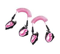 FOYTOKI 2pcs Lost Rope Lock Rotating Head Prevent Lost Wristband for Boys and Girls Boy Girl Safety Traction Bracelet