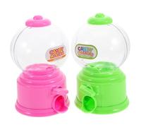 FOYTOKI 2Pcs Mini Candy Dispenser Machine Small Candy Dispensers for Birthday Parties Creative Play Sized Fun