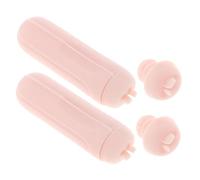 FOYTOKI 2pcs Nail Art Stamper Kit French Tip Gel Polish Stamping Tools Diy Manicure Stamping Templates Liquid Pink Silicone Design