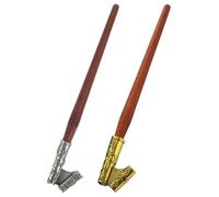 FOYTOKI 2pcs Oblique Pen Holder Calligraphy Oblique Student Stationery Classic Look Wood Ferroalloy Reliable Writing Experience Versatile Doodling and Writing Calligraphy