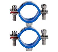 FOYTOKI 2pcs Office Chair Saver Clamp Replacement Set with Stainless Steel Adjustable Screw and Quick to Remove Plastic Protectors for Home and Bar Use