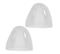 FOYTOKI 2pcs Plastic Baby Bottle Caps Wide Mouth Leakproof Replacement Lids for Milk Bottles with Versatile Use Suitable for Travel and Home