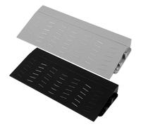 FOYTOKI 2pcs Plastic Threshold Ramps for Robot Vacuum Cleaners, Universal Fit Non-slip Transition Strips for Doorways and Entryways, Easy Doorstep Crossing Ramp Pads for Home Floors