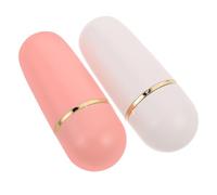 FOYTOKI 2pcs Portable Volcanic Stone Face Roller Oil Absorbing Skin Roller for Matte Finish Gentle Sensitive Skin Reusable Oil Control Stick for Pore Cleansing