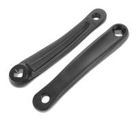 FOYTOKI 2pcs Road Bike Crank Arms 170mm Metal Double Disc Crankset with Horizontal Square Hole for Enhanced Performance in Indoor and Outdoor Cycling